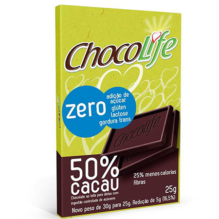 Chocolife 50% cacau, R$ 5,50 na Natue (barra de 25 g)