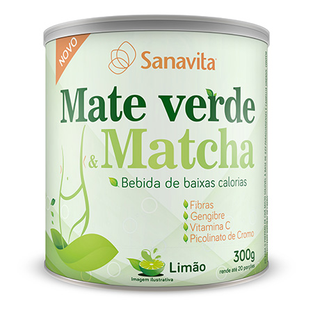 Mate Verde e Matchá, Sanavita, R$ 55,90 (lata de 300 g)