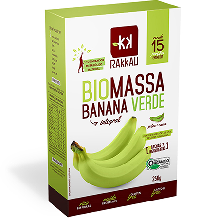 A Biomassa de Banana Verde Rakkau, R$ 16,90 (250 g)