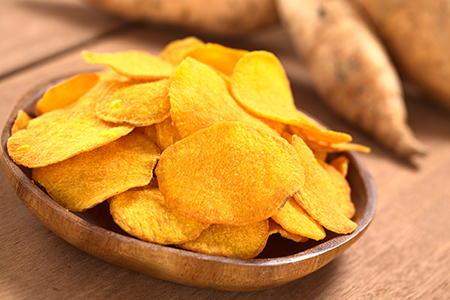 Batata-doce chips