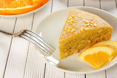 bolo de laranja fit de microondas