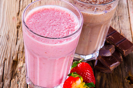 milk shake proteico