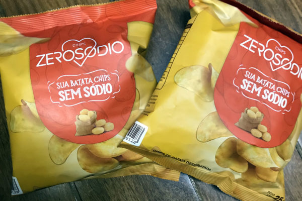 Batata Chips sem sódio desidratada zerosodio