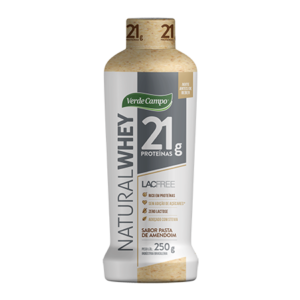 NATURAL WHEY - 21G DE PROTEINA - PASTA DE AMENDOIM