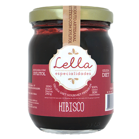 Geleia Diet Hibisco Lella Foods